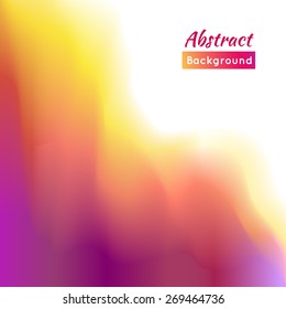Vector background illustration. Smooth play of color. 