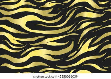 Vector background illustration with striped pattern in hologram colors, geometric, without continuity.
