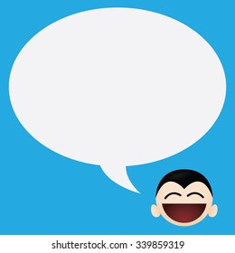 vector background illustration with textbox
