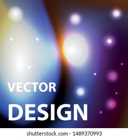 Vector background image with bright color space theme, reflecting the coexistence of universes
