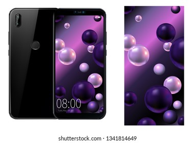 Vector background image design for your phone.