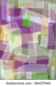 Vector background image handmade work