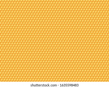 Vector background image. Honeycomb yellow leaf
