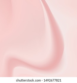 Vector background image in pastel colors on the similarity of flying fabric or current creamy paste