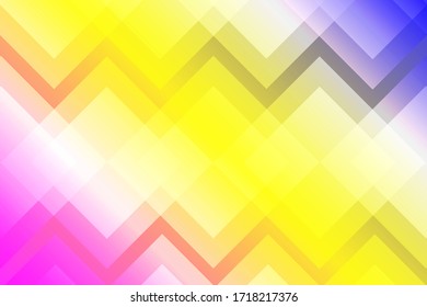 Vector background image Squares Pink, yellow, blue

