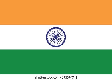vector background of india flag