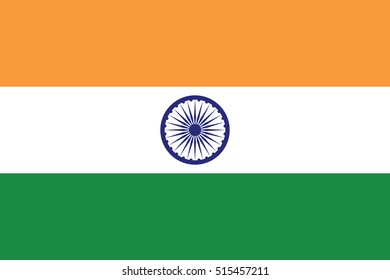 vector background of india flag : india flag 