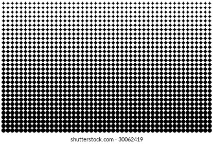 Vector Background Inspired in Halftone Offset Pattern