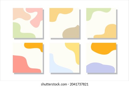 vector background instagram feed minimalist 