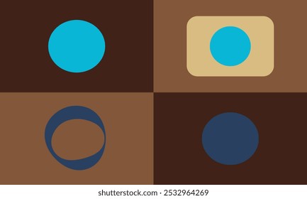 Vector background with an interesting combination of shapes. Perfect design for gift cards and coupons