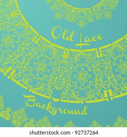 vector background with intricate lace patterns
