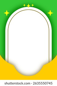 plano de fundo do vetor islam design minimalista simples