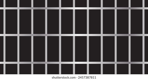 vector background with jail bars