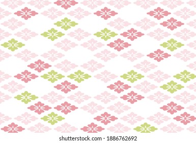 vector background with Japanese traditional patterns for banners, cards, flyers, social media wallpapers, etc.