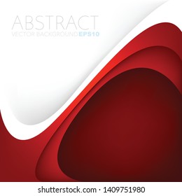 Vector background layer overlap for text on space for deaign