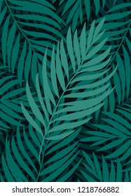 Vector Background Leaves Pattern Design Illustration Stock Vector ...