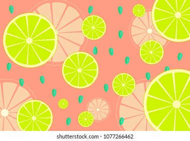 vector background lemons 