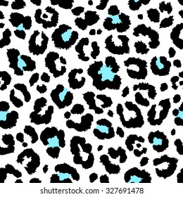 Vector background of leopard skin pattern.