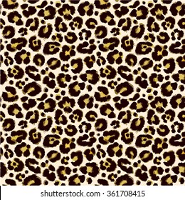 Vector background of leopard skin pattern.