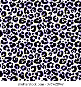 Vector background of leopard skin pattern.