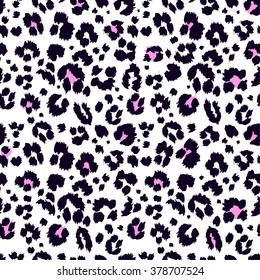 Vector background of leopard skin pattern.