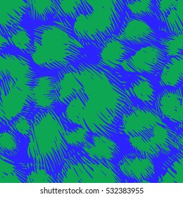 vector background of leopard skin pattern. handpickted
