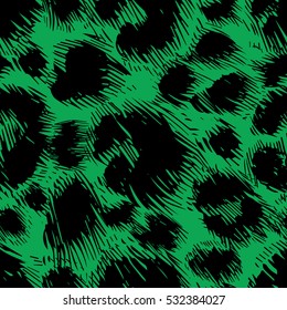 vector background of leopard skin pattern. handpickted