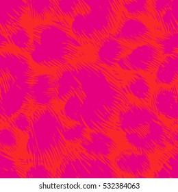 vector background of leopard skin pattern. handpickted