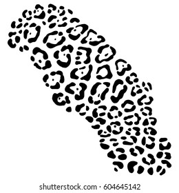 vector background of leopard skin pattern