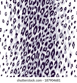 Vector background of leopard skin. Seamless pattern.