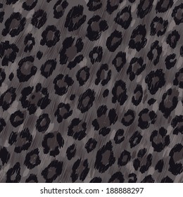 Vector background of leopard skin. Seamless pattern.