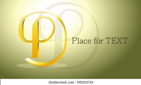 Vector Background letter of the Greek alphabet