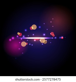 vector background with light effects .