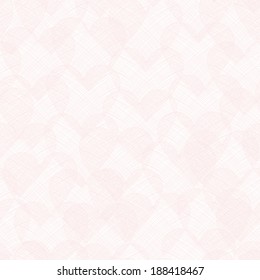 vector background with light pink hearts, geometric design, vector illustration