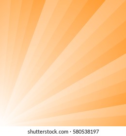 Vector background with light yellow rays.