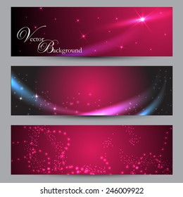 Vector background with a lights