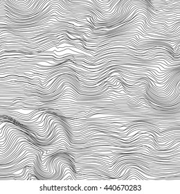 Vector background with lines. Abstract striped illustration
