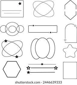 vector background of lines for decoration. abstract modern geometrics shapes for aesthetic  design