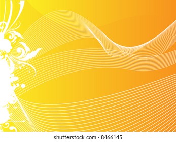 vector background with lines and swirl