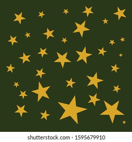 Vector background with lots of simple stars  EPS Vector