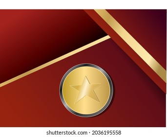 Vector background luxury color and gold combination