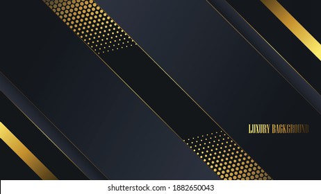 Vector de fondo en concepto de lujo y color dorado