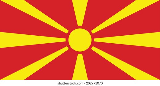 vector background of macedonia flag