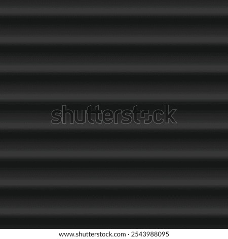 Vector background made of corrugated metal with rich texture of black horizontal panels. They emphasize the durability and style of the roof and structures.