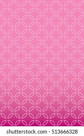 A vector background made up of repeating circles. This geometric pattern would be ideal for use in textile design or wrapping paper.