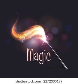 Vector background magic Glov, the concept of magic.