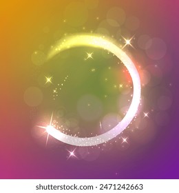 Vector background magic Glov, the concept of magic.