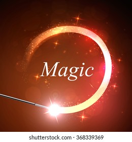 Vector background magic Glov, the concept of magic.