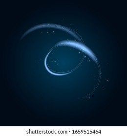 Vector background magic and sorcery, evil and good magic.