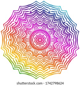 Vector Background With Mandala. Decorative Elements. Arabic, Indian, Ottoman Motifs.
